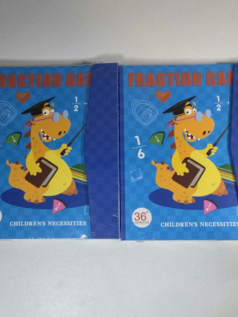 MONTESSORI MAGNETIC FRACTION EDUCATIONAL PUZZLE BOOK (2) LEARNING NEW